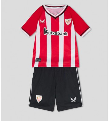 Athletic Bilbao Koti Pelipaita Lasten 2023-24 Lyhyet Hihat (+ Lyhyet housut)